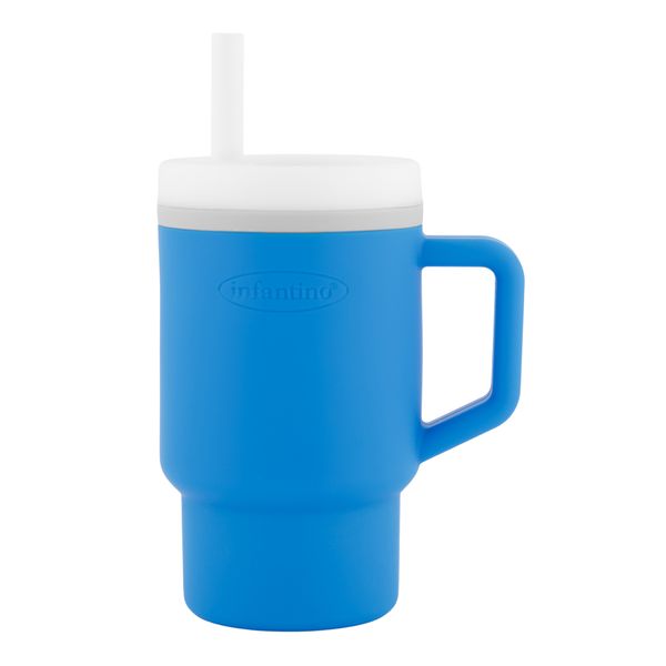 Bicchierino assortito in silicone morbido per bambini - primo bicchiere con beccuccio - INFANTINO