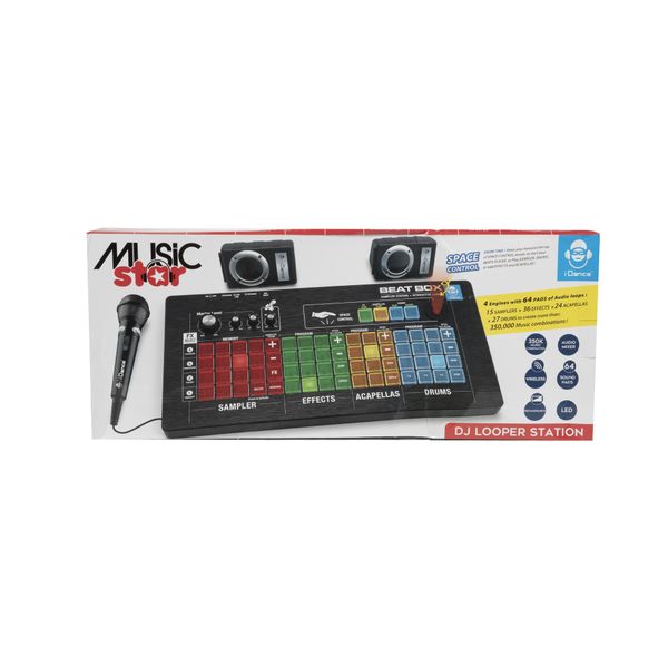 Music beatbox station – 64 tasti e 15 sampler con microfono - MUSIC STAR