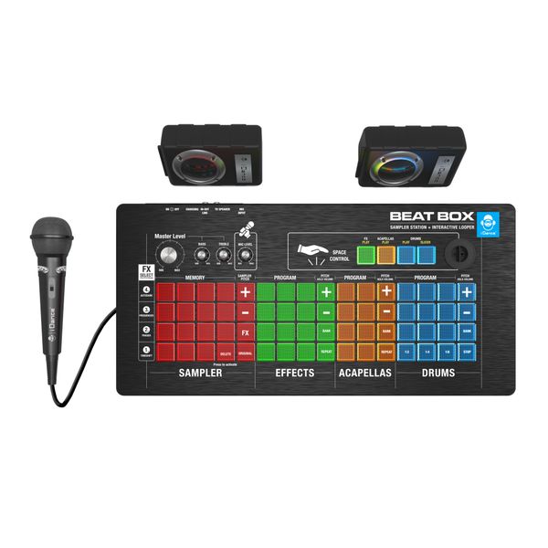 Music beatbox station – 64 tasti e 15 sampler con microfono - MUSIC STAR