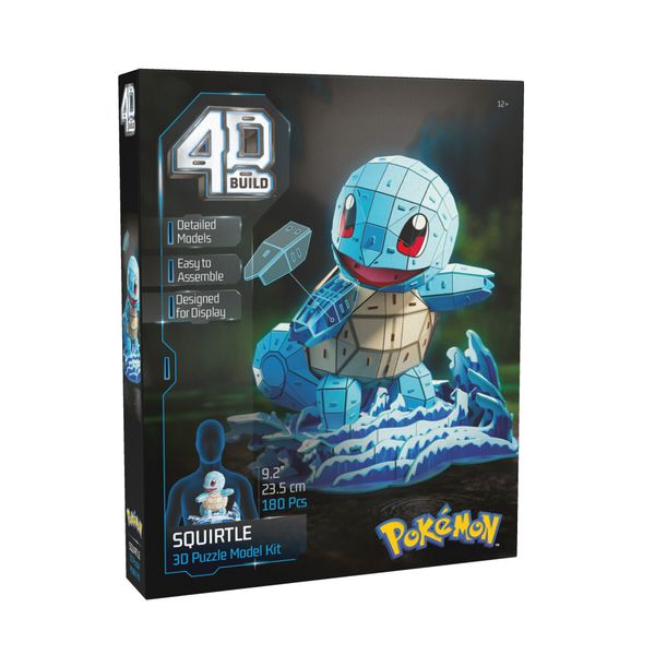 4d build, pokémon squirtle - POKEMON