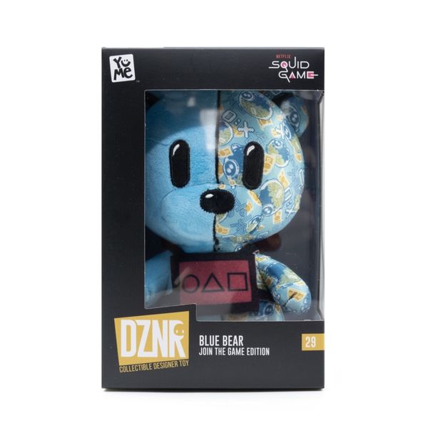 Peluche squid game dznr blue bear ufficiale 18 cm - yume toys - Squid Game