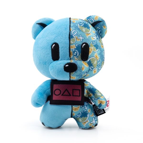 Peluche squid game dznr blue bear ufficiale 18 cm - yume toys - Squid Game