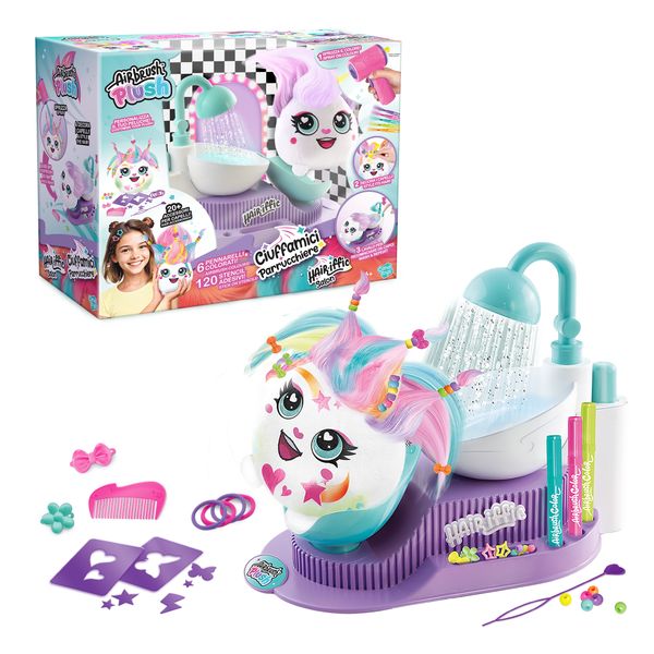 Airbrush plush parrucchiere – salone di bellezza dei ciuffamici - AIRBRUSH