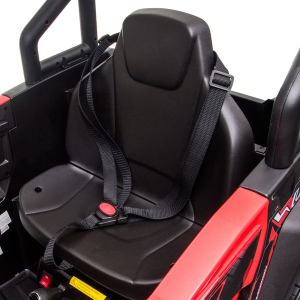Macchina elettrica per bambini 12v, velocità 3-6km/h, quad elettrico mini con doppio motori, usb, lettore mp3 e telecomando, 118x76x104cm - 