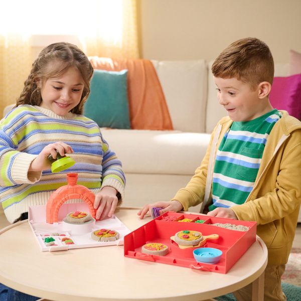 Kinetic sand, set di gioco squish pizza - KINETIC SAND