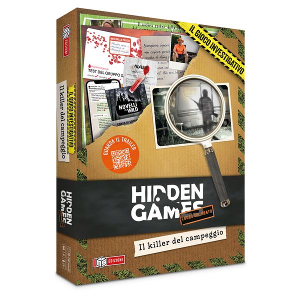 Hidden games - luogo del reato - il killer del campeggio - ms edizioni - HIDDEN SIDE