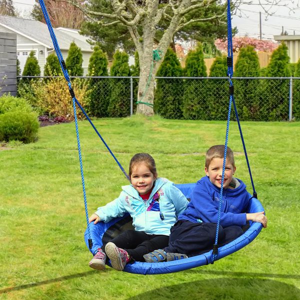 Altalena da giardino per bambini tra 3 e 8 anni interno ed esterno φ100 × 180cm carico massimo di 100kg - 