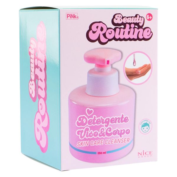 Detergente delicato viso e corpo beauty routine - dispenser 250 ml - 