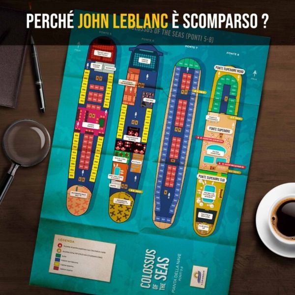 Profiler - sparizione ai caraibi - ms edizioni - gioco investigativo - 