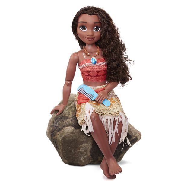 Oceania 2 - playdate vaiana 81 cm, snodabile con capelli lunghi e accessori - DISNEY PRINCESS