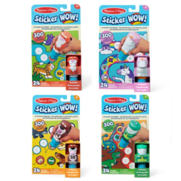 Melissa & doug sticker wow! timbratore assortito in 4 modelli - MELISSA & DOUG