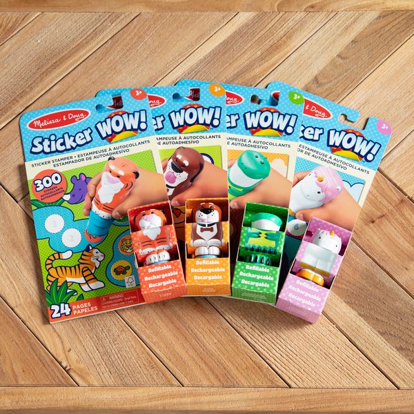 Melissa & doug sticker wow! timbratore assortito in 4 modelli - MELISSA & DOUG
