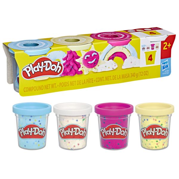 Play-doh 4 vasetti speciali assortito - PLAY-DOH