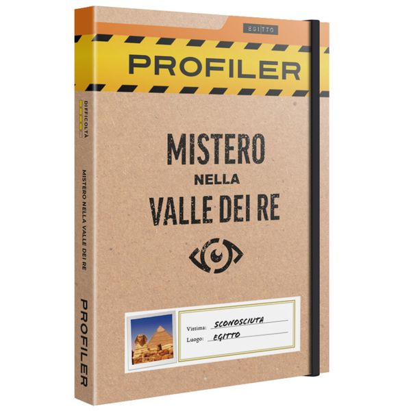 Profiler - mistero nella valle dei re - ms edizioni - gioco investigativo - 