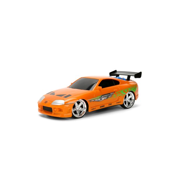 Jada  radiocomando toyota supra brian 1995, scala 1:24, 2 canali, 2,4 ghz - INVINCIBLE HEROES