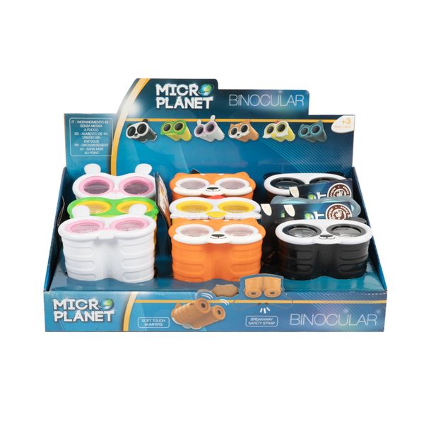 Binocolo giocattolo colorato animali assortito - MICRO PLANET