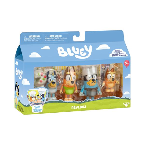 Bluey set 4 personaggi tema “pavlova” - BLUEY