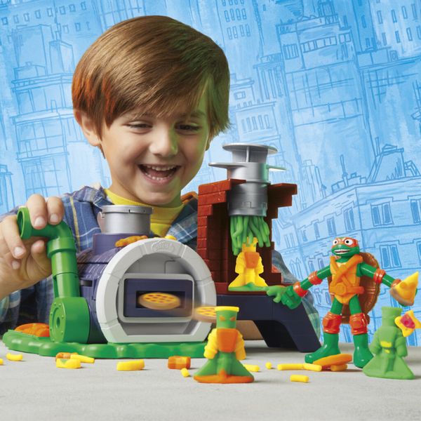 Play-doh tartarughe ninja set slice & pizza blast - PLAY-DOH