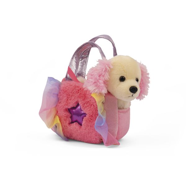 Peluche borsetta 2 in 1 - gattino, cagnolino o unicorno 20 cm - assortito - AMI PLUSH