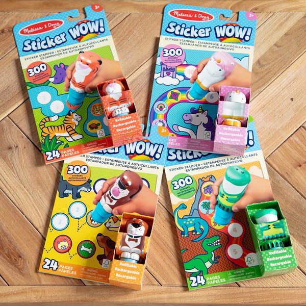 Melissa & doug sticker wow! timbratore assortito in 4 modelli - MELISSA & DOUG