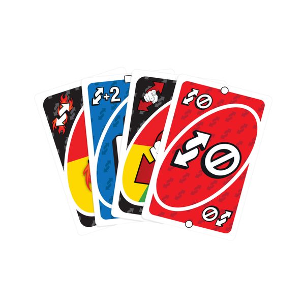 Mattel games - uno add-on packs singolo assortito, 16 carte speciali da utilizzare con il gioco uno, a tema cambia giro, impila, scambia o velocità - UNO