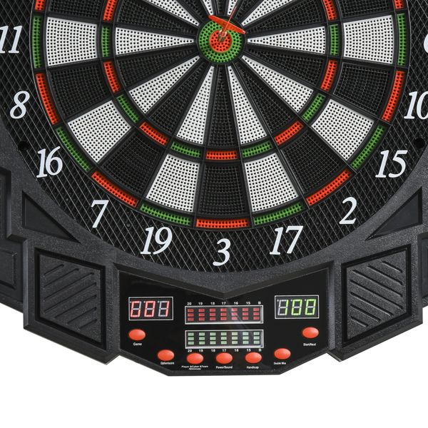 Bersaglio elettronico digitale con 12 freccette per 8 giocatori, 27 giochi e 216 varianti - 