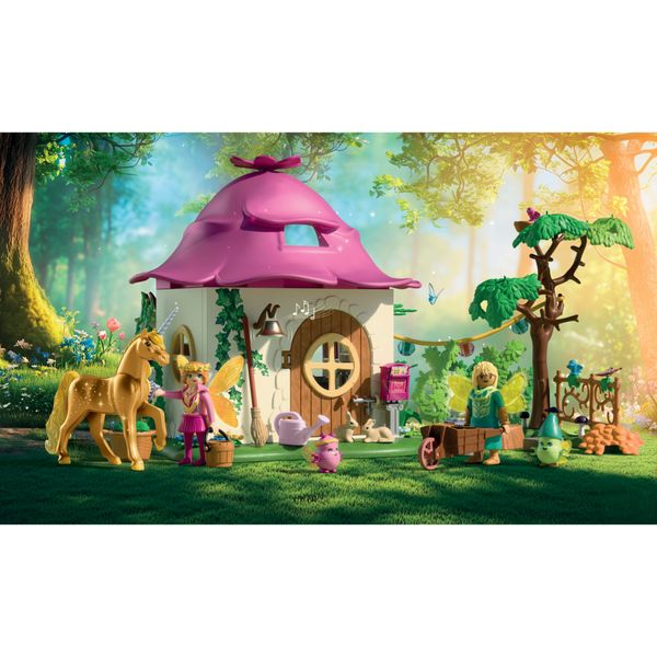 Playmobil unicorn 71838 – casetta delle fate con unicorno dorato - Playmobil