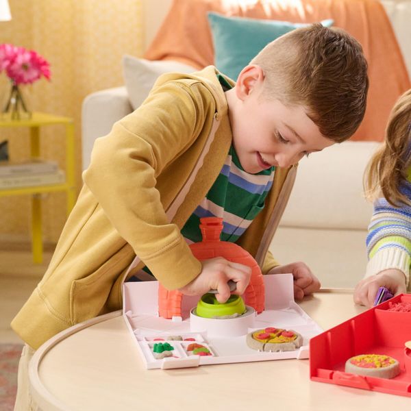 Kinetic sand, set di gioco squish pizza - KINETIC SAND