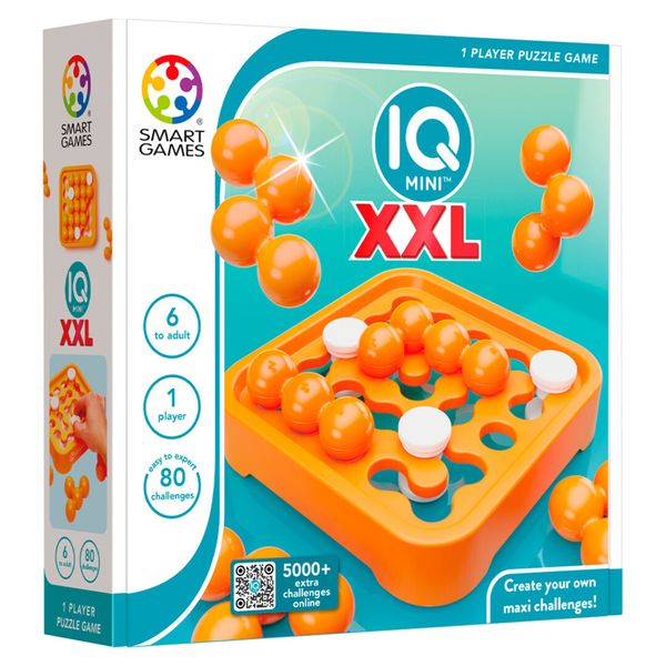 Smart games - iq mini - xxl - puzzle per bambini dai 6 anni in su - SMART