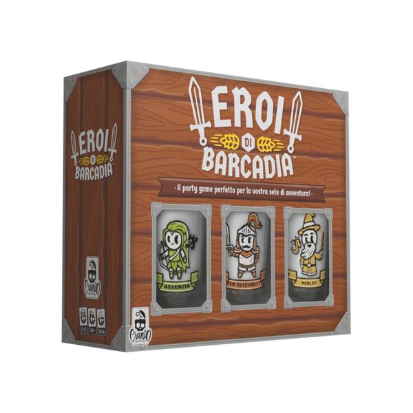 Eroi di barcadia – party game fantasy per adulti 18+ - 