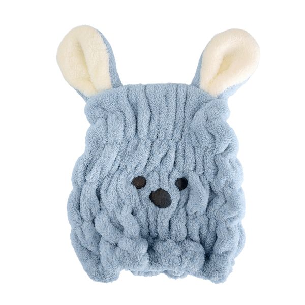 Cuffia turbante bambini – microfibra leggera e assorbente, assortita in 2 colori - IBS