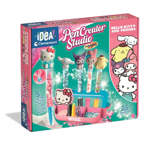 Idea clementoni - hello kitty and friends pen creator studio, laboratorio delle penne - CLEMENTONI, Hello Kitty