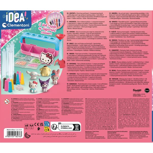 Idea clementoni - hello kitty and friends pen creator studio, laboratorio delle penne - CLEMENTONI, Hello Kitty