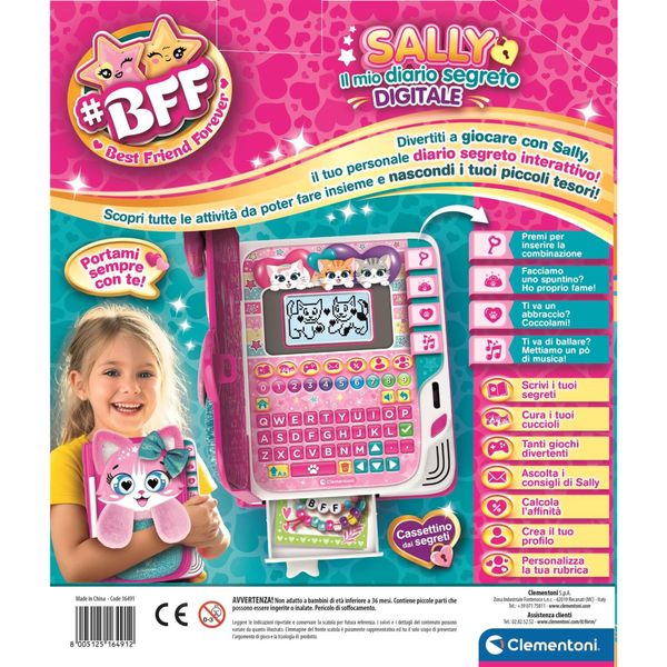 Clementoni bff - sally il mio diario segreto digitale - CLEMENTONI