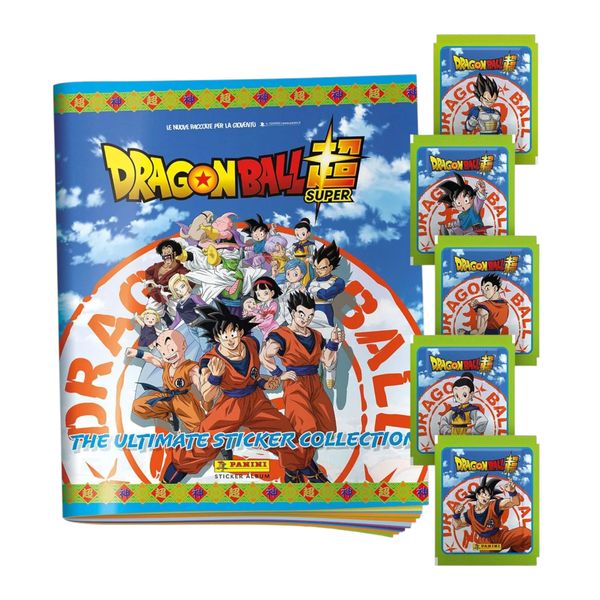 Dragon ball super ultimate sticker collection starter pack – panini - DRAGON BALL