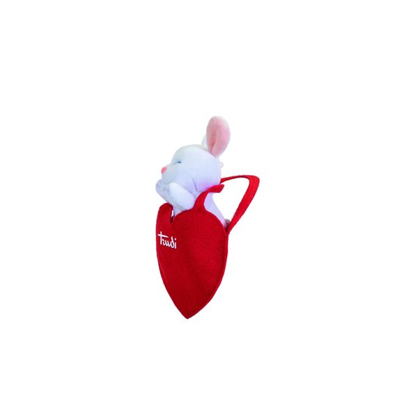Peluche coniglietto con cuore in borsetta – sweet collection - Trudi