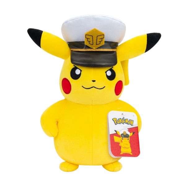 Pokémon peluche personaggio capitan pikachu da 20 cm - POKEMON