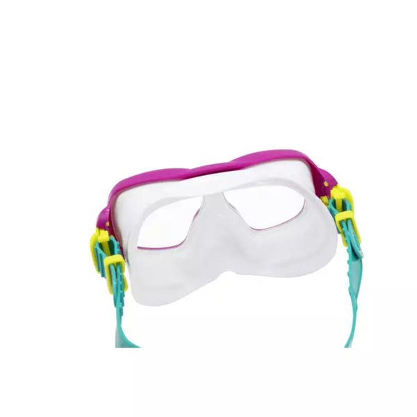 Set  snorkeling freestyle, 7-14 anni, 2 colori assortiti, protezione uv, lenti in policarbonato - Bestway
