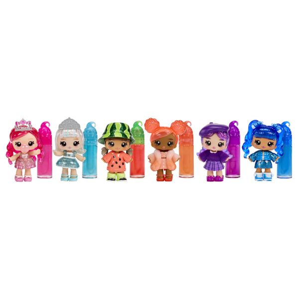 Yummiland lipgloss doll - bambola profumata con kit di lucidalabbra fai da te – 6 modelli assortiti venduti separatamente - YUMMILAND