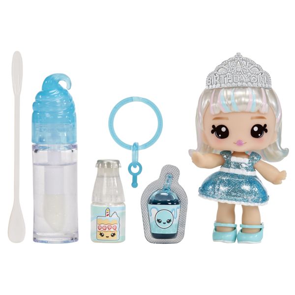 Yummiland lipgloss doll - bambola profumata con kit di lucidalabbra fai da te – 6 modelli assortiti venduti separatamente - YUMMILAND