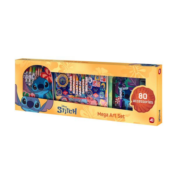 Set creativo mega art set 80 pezzi stitch disney - Disney Stitch