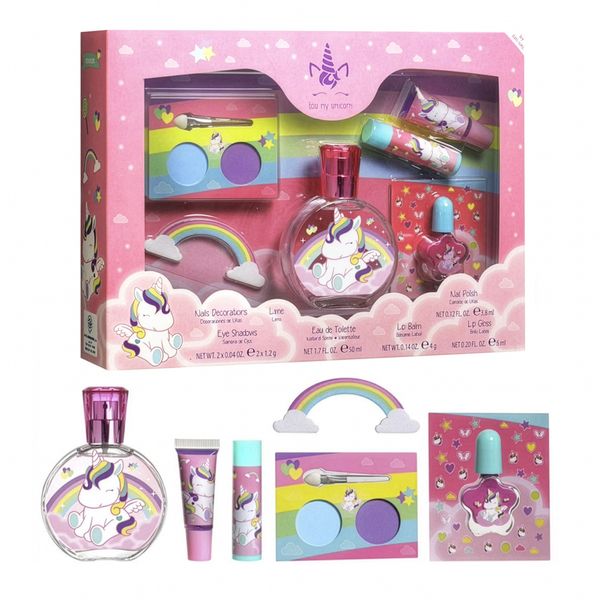 Eau my unicorn set cosmetica 6 pezzi per bambini - IBS