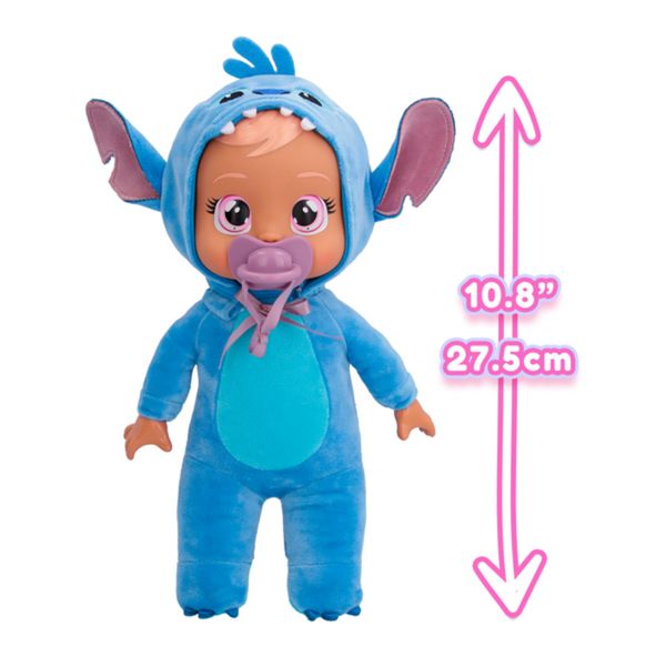 Cry babies tiny cuddles disney w2 - bambole peluche disney da collezionare, 6 diversi personaggi - assortita - CRY BABIES