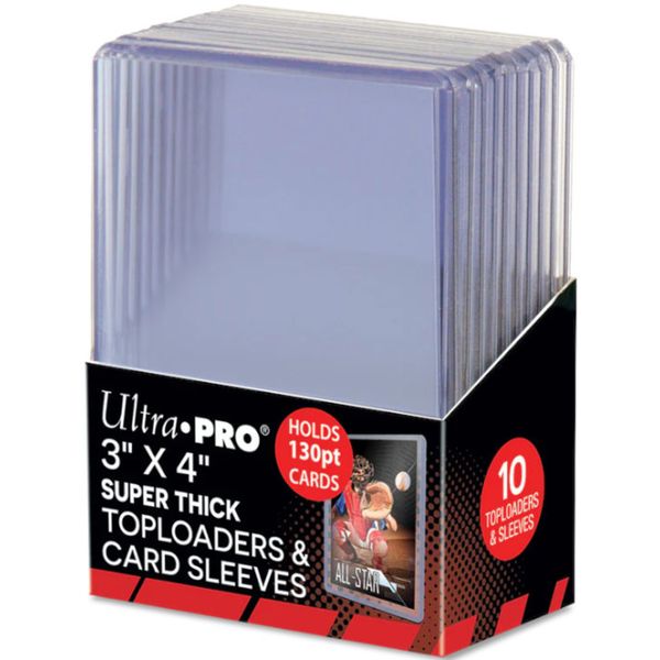 Ultra pro set toploader super thick + bustine morbide 10pz - DB LINE
