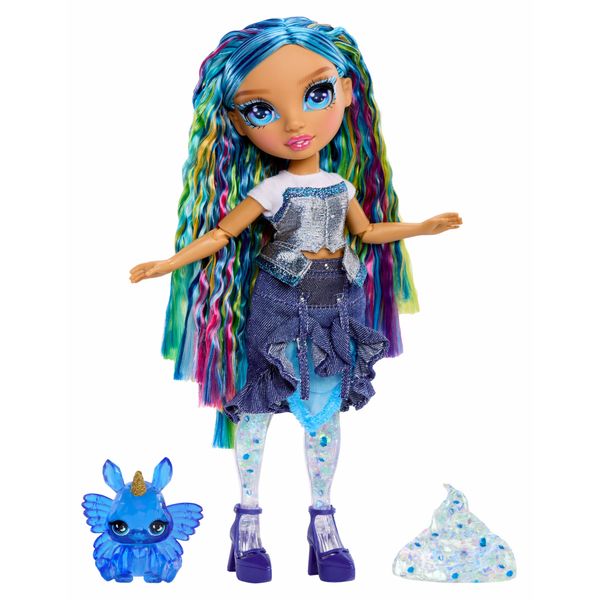 Skyler 28 cm con slime kit e pet coniglietto – rainbow high - Rainbow High
