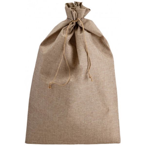 Sacco in juta natalizio h 80x50 cm con cavallotto - CARNIVAL TOYS