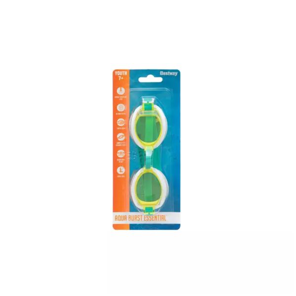 Occhialini ocean wave, 7-14 anni,3 colori assortiti   silicone con protezione uv, - Bestway