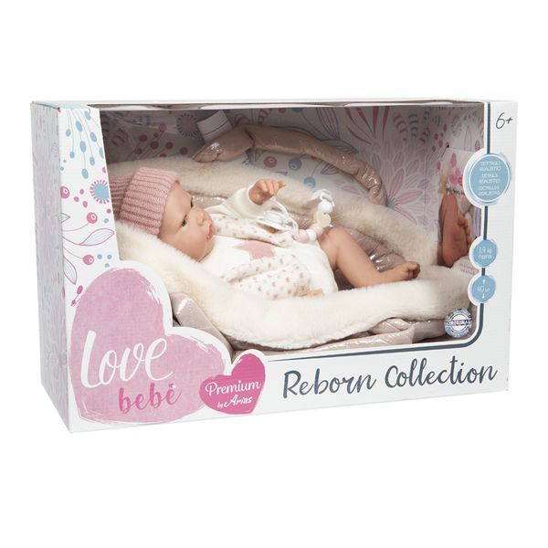 Bambola reborn rosa 40 cm  - love bebé - LOVE BEBÈ