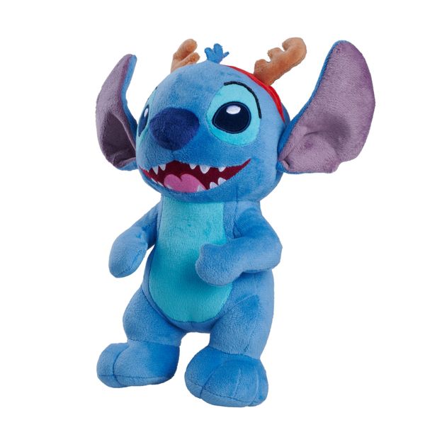 Simba - disney stitch peluche con simpatiche orecchie da renna, adatto da 0 mesi - Disney Stitch