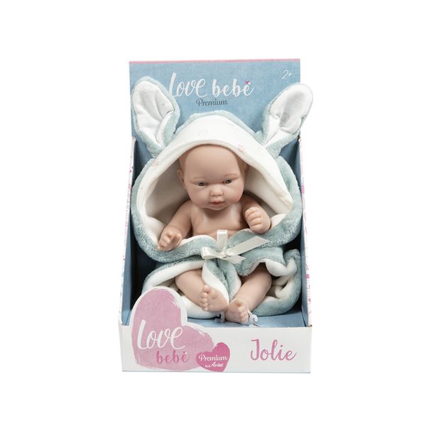 Bambola jolie - turchese - 26cm - LOVE BEBÈ